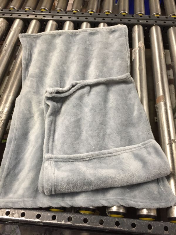 Photo 1 of 2 PACK OF GRAY BLANKETS. SIZE 17X26