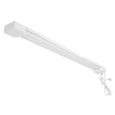 Photo 1 of 3 ft. 2-Light 45-Watt White Integrated Utility LED Shop Light
