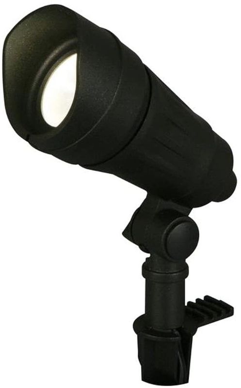 Photo 1 of 9.8-Watt Millennium Black Adjustable Light Color Outdoor Integrated LED Landscape Spot Light
