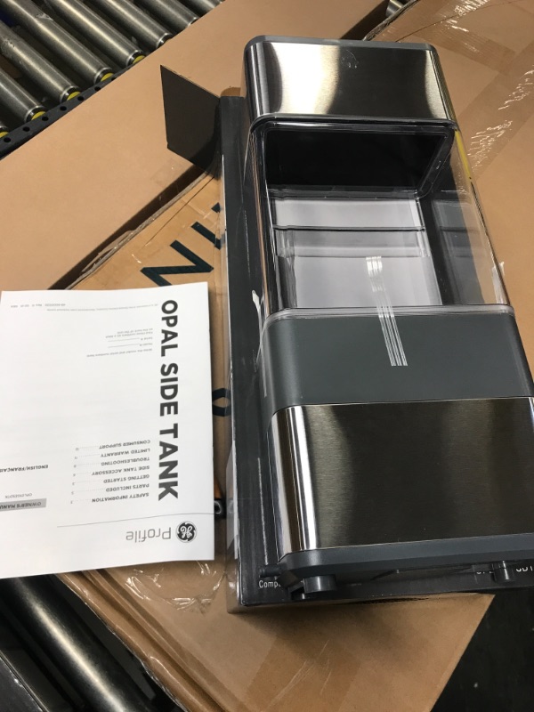 Photo 1 of GE Profile Opal, Side Tank Accessory for Opal Nugget Ice Maker, Easy Attachment to Opal Ice Machine, 1-Gallon Tank, Allows for 3x More Ice Before Refill, Pack of 1
