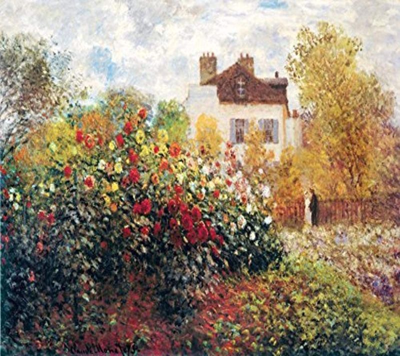 Photo 1 of 40 X 52 inch The Artist's Garden Monet canvas print 