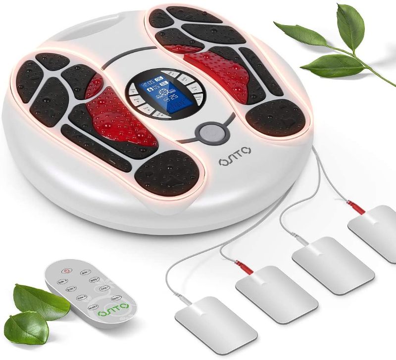 Photo 1 of Foot Circulation Stimulator Medical Device Class II (FSA or HSA Eligible) EMS Foot Muscle Stimulator with TENS for Increases Foot Circulation Relieve Tired Feeling Foot and Leg Pain