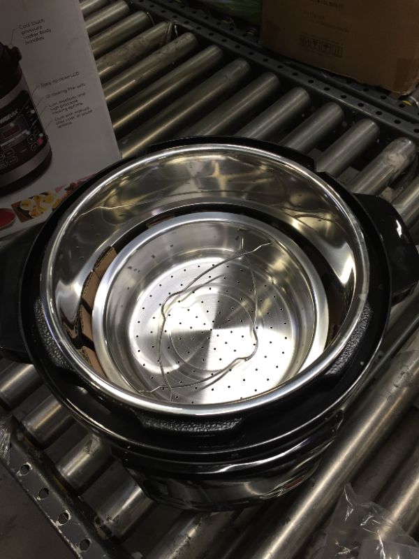 Photo 1 of GoWISE USA 8 qt. Stainless Steel Electric Pressure Cooker with Stainless Steel Pot