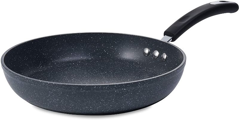 Photo 1 of 12" Stone Earth Frying Pan by Ozeri, with 100% APEO & PFOA-Free Stone-Derived Non-Stick Coating from Germany, Anthracite Gray
