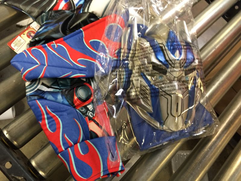 Photo 3 of Disguise Optimus Prime Movie Prestige Costume, Blue, Small (4-6)
