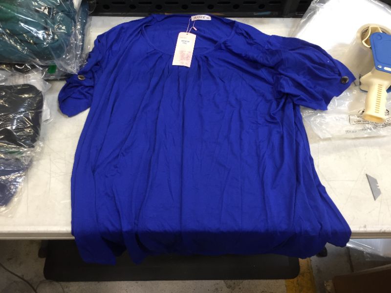 Photo 1 of Maner Women's Blue Shirt (3XL)