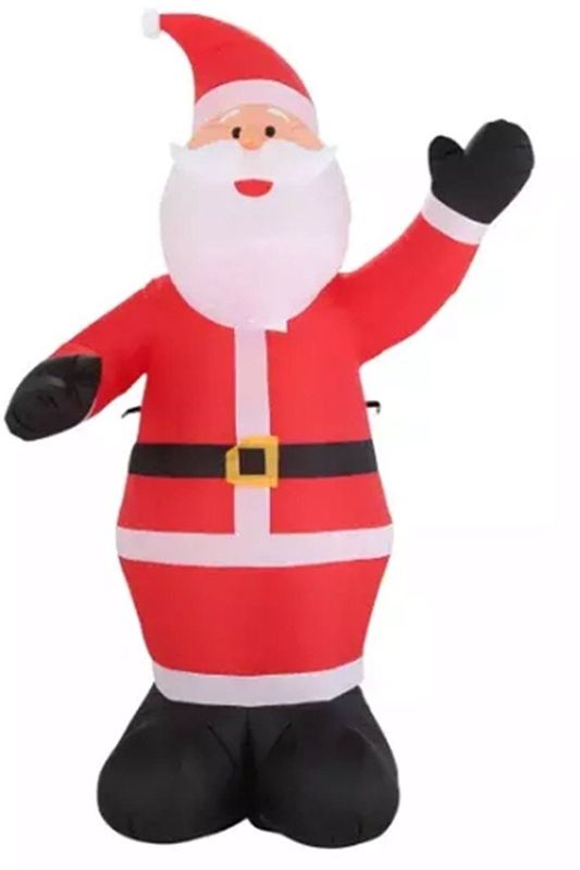 Photo 1 of 9 ft Inflatable Waiving Santa Claus Inflatable Outdoor Holiday Yard Airblown
