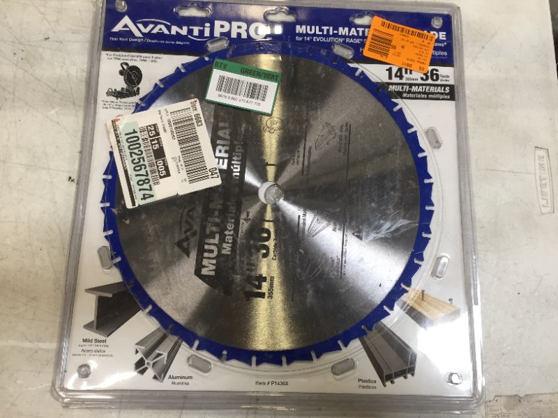Photo 2 of 14 in. x 36-Tooth Multi-Material Circular Saw Blade
