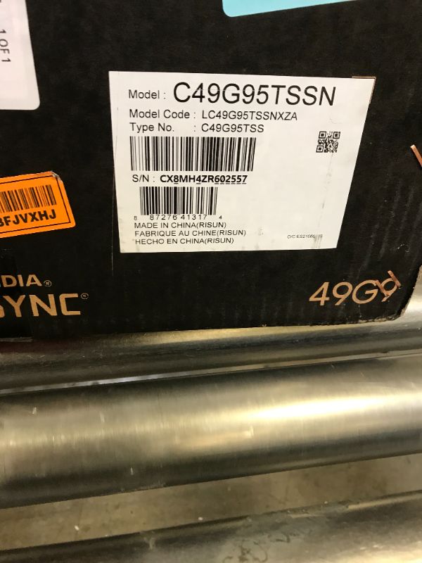 Photo 1 of Samsung -49" Odyssey G9 Gaming Monitor - LC49G95TSSNXZA