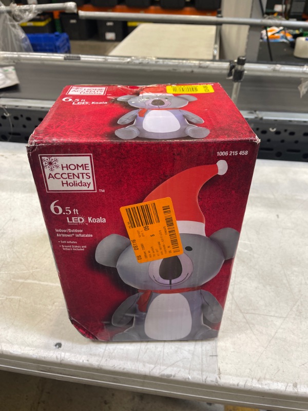 Photo 1 of Christmas LED Outdoor Decor 6.5 ft. Inflatable Airblown Koala with LED Lights