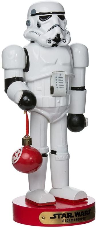 Photo 1 of Kurt Adler Stormtrooper with Ball Ornament Nutcracker, 12-Inch (SW6153L)
