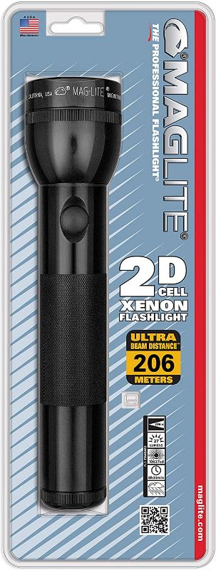 Photo 1 of Maglite Heavy-Duty Incandescent 2-Cell D Flashlight, Black
