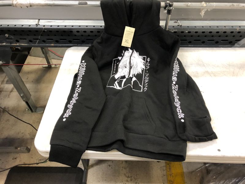 Photo 1 of BLACK ANIME HOODIE-XL