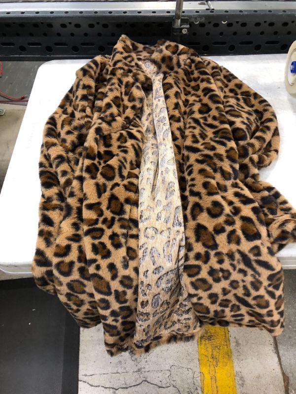 Photo 1 of CHEETAH PRINT CARDIGAN-UNKNOWN SIZE