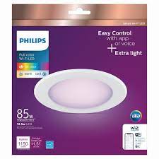 Photo 1 of 5/6 in. 65-Watt Equivalent Tunable White Dimmable Smart Wi-Fi Wiz Connected Recessed Downlight LED Ki