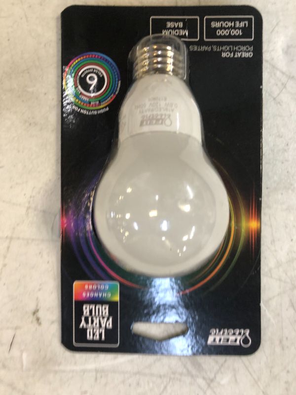 Photo 2 of Feit Electric A19/LED/PARTY Novelty LED A19 Party Bulb
