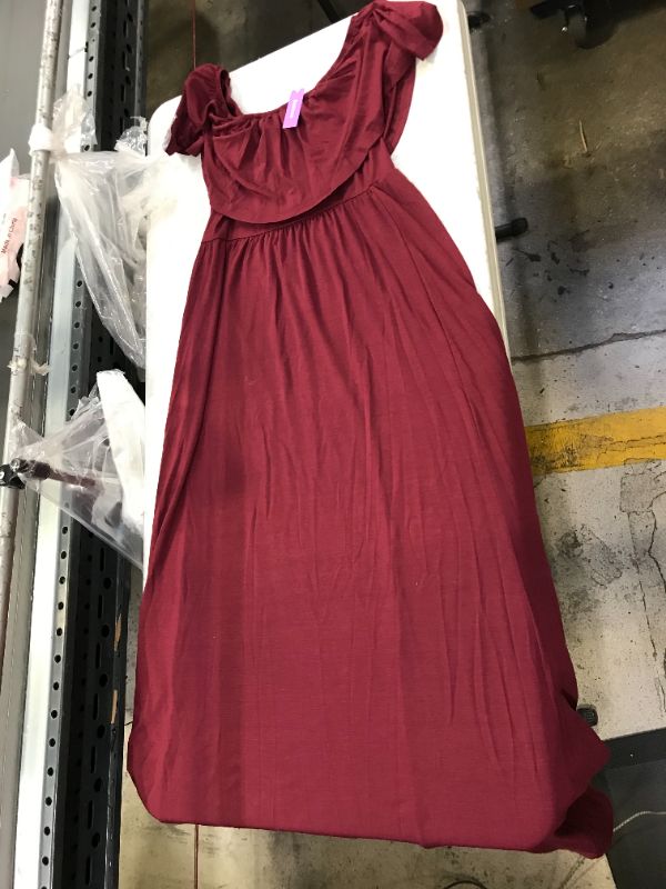 Photo 1 of burgundy dress size m