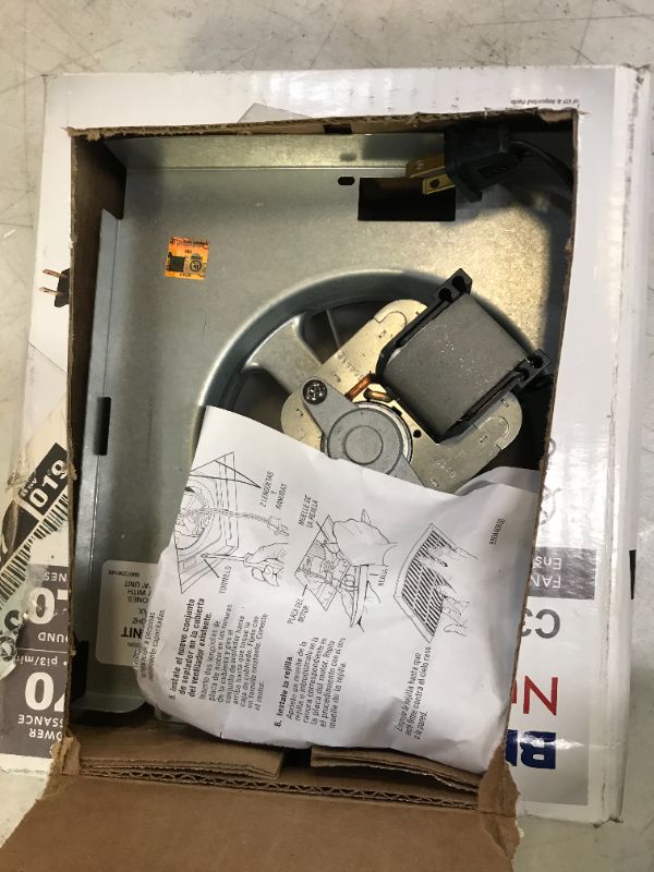 Photo 1 of Broan-NuTone 70 CFM Replacement Motor Wheel for 695A Bathroom Exhaust Fan
