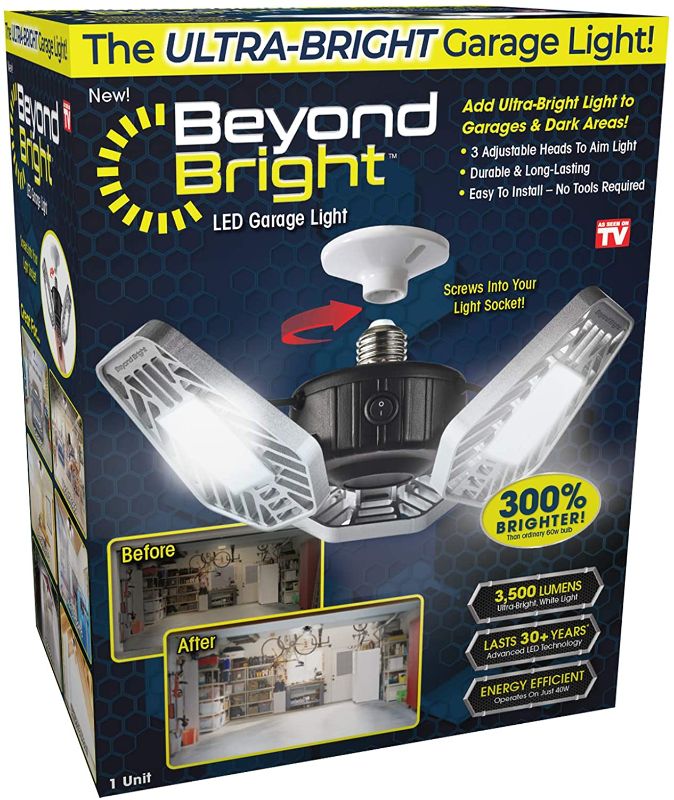 Photo 1 of Ontel Beyond Bright LED Ultra-Bright Garage Light

