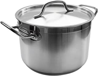 Photo 1 of 100 Qt Stainless Steel Stock Pot w/Cover