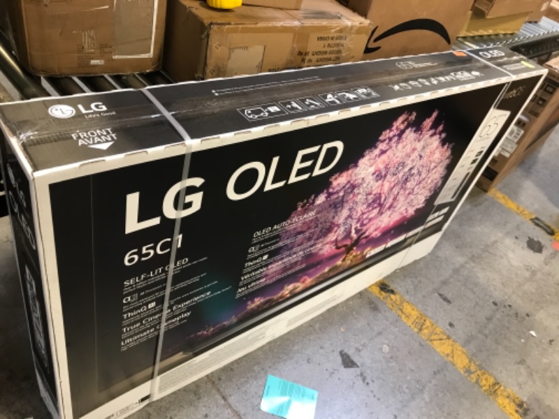 Photo 6 of LG OLED C1 Series 65” Alexa Built-in 4k Smart TV (3840 x 2160), 120Hz Refresh Rate, AI-Powered 4K, Dolby Cinema, WiSA Ready, Gaming Mode (OLED65C1PUB, 2021)
