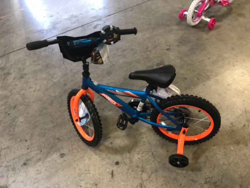 Photo 2 of Dynacraft 16" Hot Wheels Boy's Bike with Rev Grip, Blue
