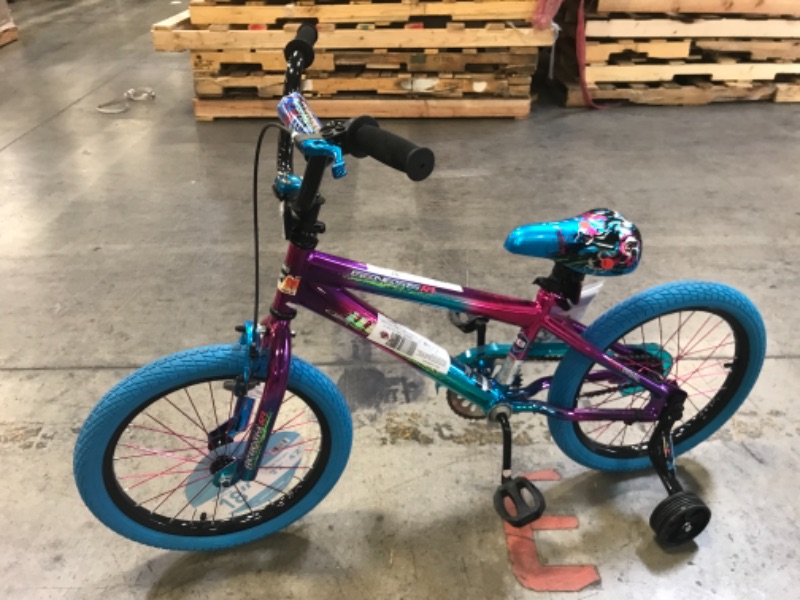 Photo 2 of Genesis 18 In. Illusion Girl's Bike, Blue/Purple
