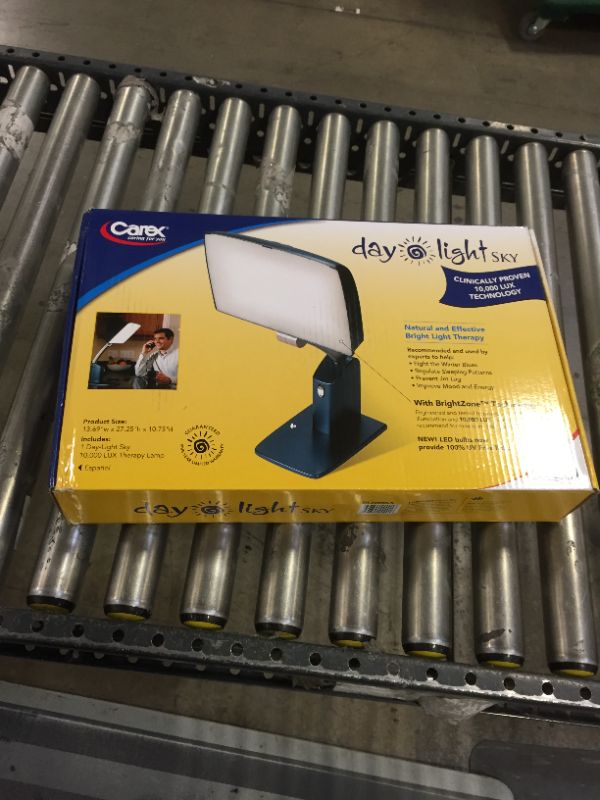 Photo 3 of Carex Day-Light Sky Bright Light Therapy Lamp - 10,000 LUX - Sun Lamp To Combat Winter Blues and To Increase Your Energy
