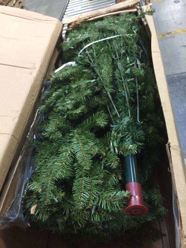 Photo 5 of 7.5ft National Tree Company Dunhill Fir Hinged Full LED Artificial Tree with 700 Low Voltage Dual Led Lights with 9 Function Footswitch