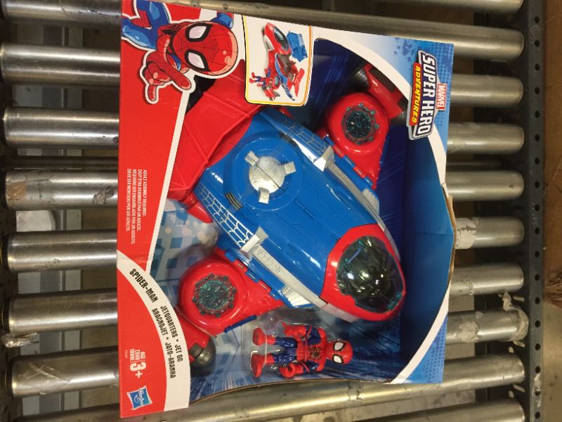 Photo 2 of Playskool Heroes Marvel Super Hero Adventures Spider-Man Jetquarters
