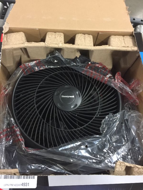 Photo 3 of Honeywell HT-908 TurboForce Room Air Circulator Fan, Medium, Black –Quiet Personal Fanfor Home or Office, 3 Speeds and 90 Degree Pivoting Head
