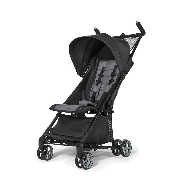 Photo 1 of Summer 3Dmicro Super Compact Fold Stroller, Black – Meets Official Airline Carry-On Requirements, Theme Park Approved Baby Stroller – Lightweight Stroller with Reclining Seat, Adjustable Canopy & More
