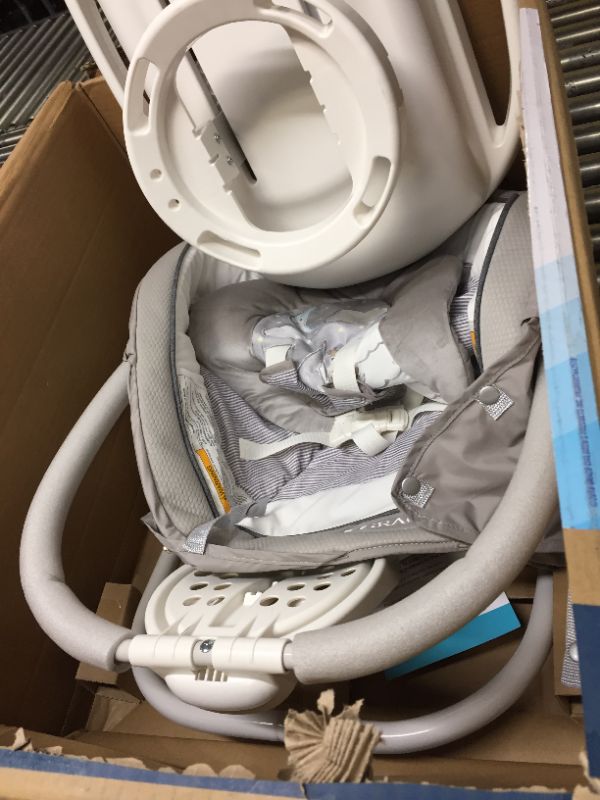 Photo 5 of Graco Sense2Soothe Baby Swing with Cry Detection Technology, Sailor

