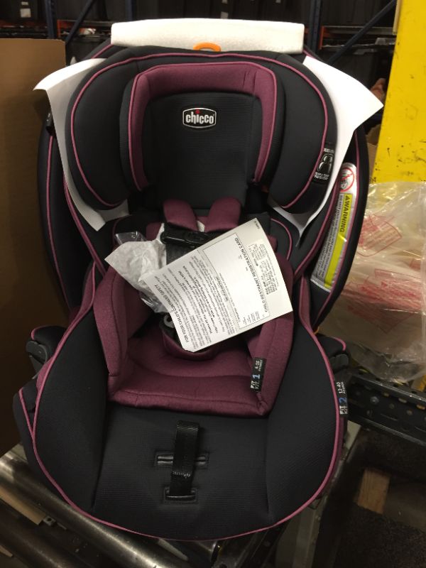 Photo 1 of Chicco Fit4 4-In-1 Convertible Car Seat, Carina (Navy/Purple)
