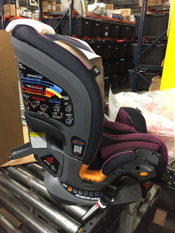 Photo 1 of Chicco Fit4 4-In-1 Convertible Car Seat, Carina (Navy/Purple)
