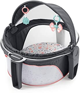 Photo 1 of Fisher-Price On-The-Go Baby Dome - Pink Pacific Pebble, Portable Infant Play Space, Multicolored