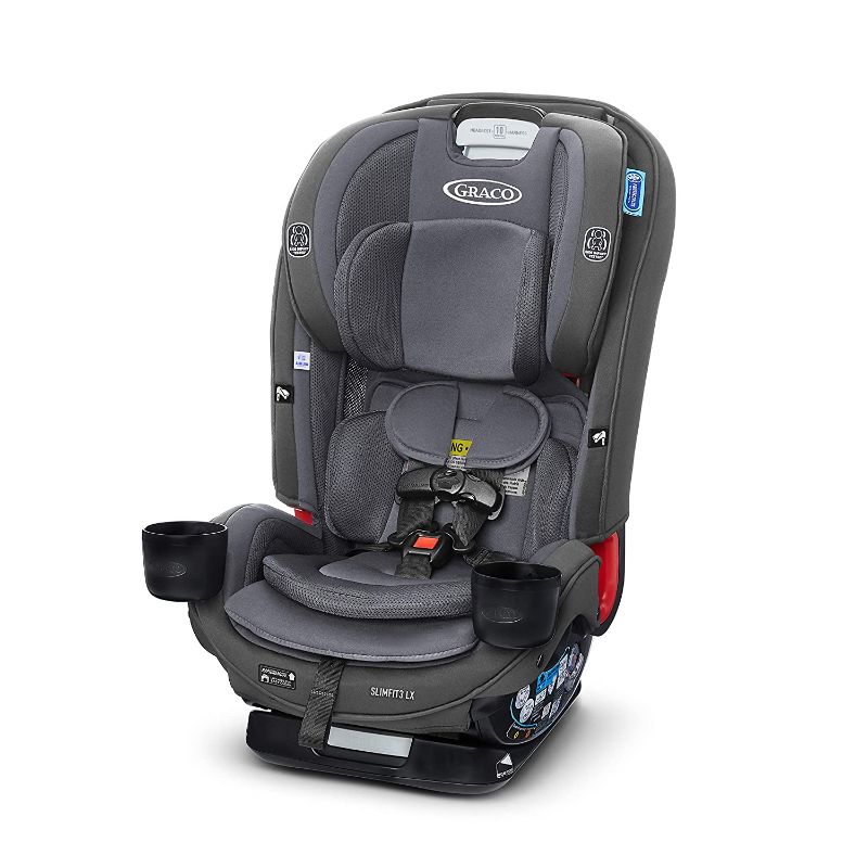 Photo 1 of Graco SlimFit3 LX 3 in 1 Car Seat | Space Saving Car Seat Fits 3 Across in Your Back Seat, Kunningham
