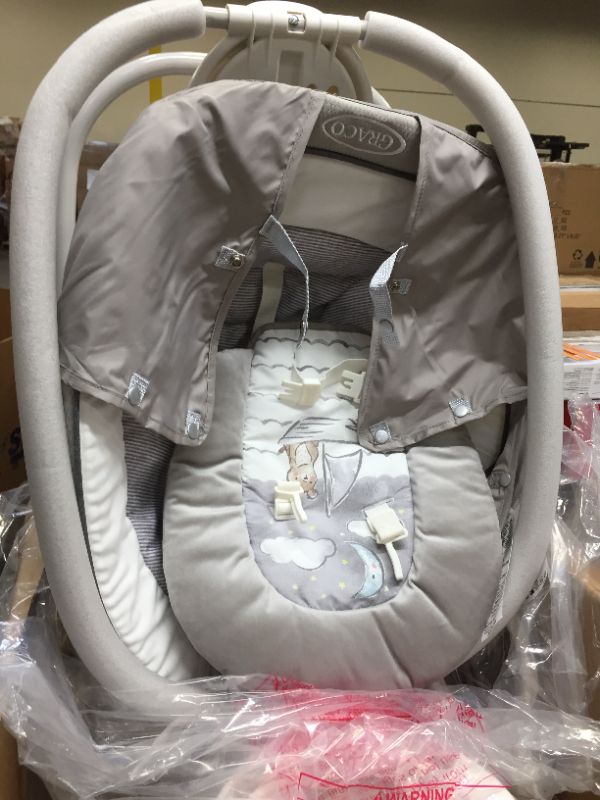Photo 5 of Graco Sense2Soothe Baby Swing with Cry Detection Technology in Sailor - White