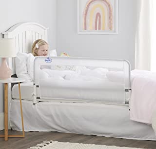 Photo 1 of Regalo Drop Down Bed Rail Guard, with Reinforced Anchor Safety System , White , 43 x 2 x 20 Inch