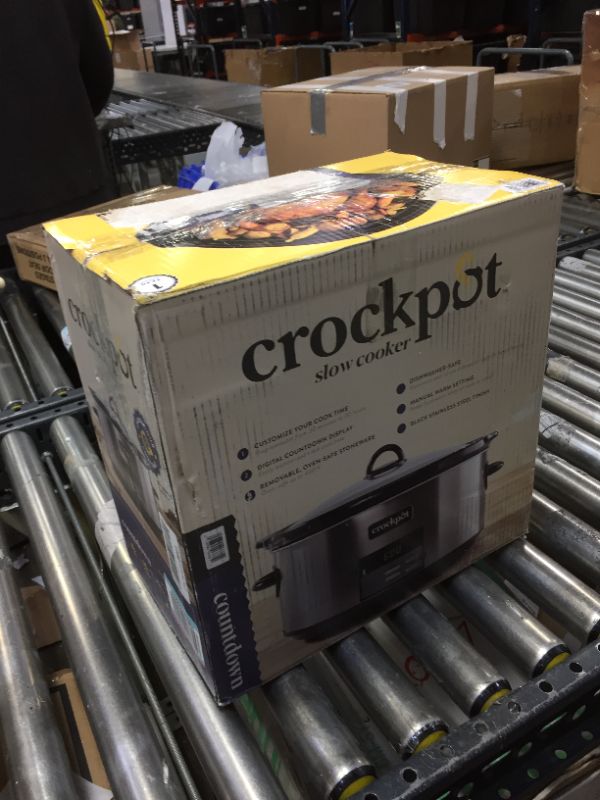 Photo 1 of Crock-Pot Digital Slow Cooker - 8 qt - Black Stainless
