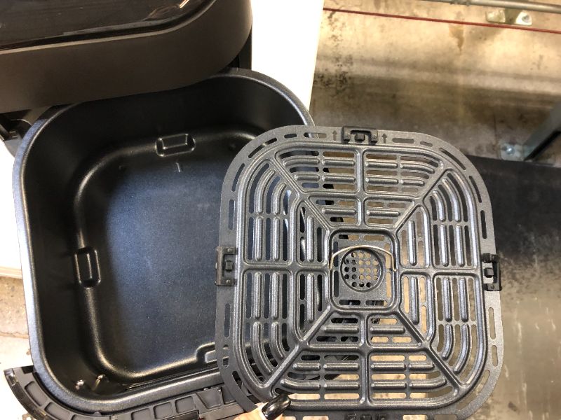 Photo 1 of Instant Vortex Plus Air Fryer with ClearCook, 6 Quart, 6-in-1 Air Fry, Roast, Broil, Bake, Reheat, Dehydrate, Black

