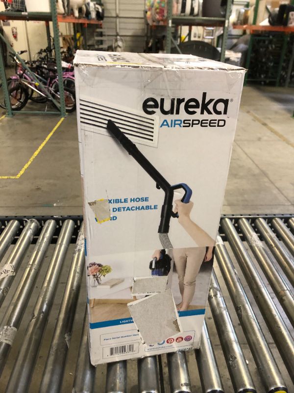 Photo 4 of Eureka Airspeed Ultra-Lightweight Compact Bagless Upright Vacuum Cleaner, Replacement Filter, Blue
VERY USED