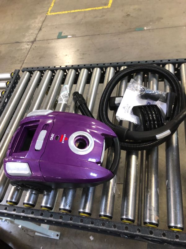 Photo 3 of Bissell 2154 Zing Bagged Canister Vacuum, Purple
