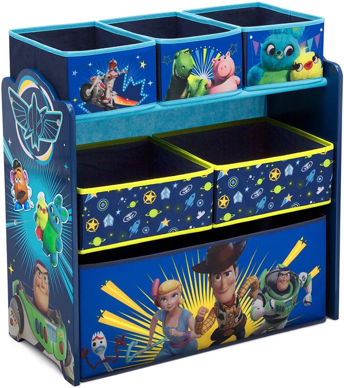 Photo 1 of Disney/Pixar Toy Story 4 6 Bin Design and Store Toy Organizer by Delta Children

