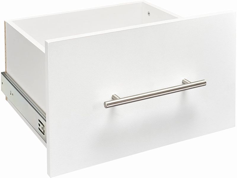 Photo 1 of .ClosetMaid 48725 SuiteSymphony Modern 16-Inch X 10-Inch Drawer, Pure White
