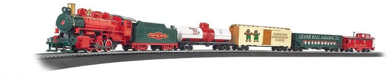 Photo 1 of Bachmann Trains - Jingle Bell Express Ready To Run Electric Train Set - HO Scale
