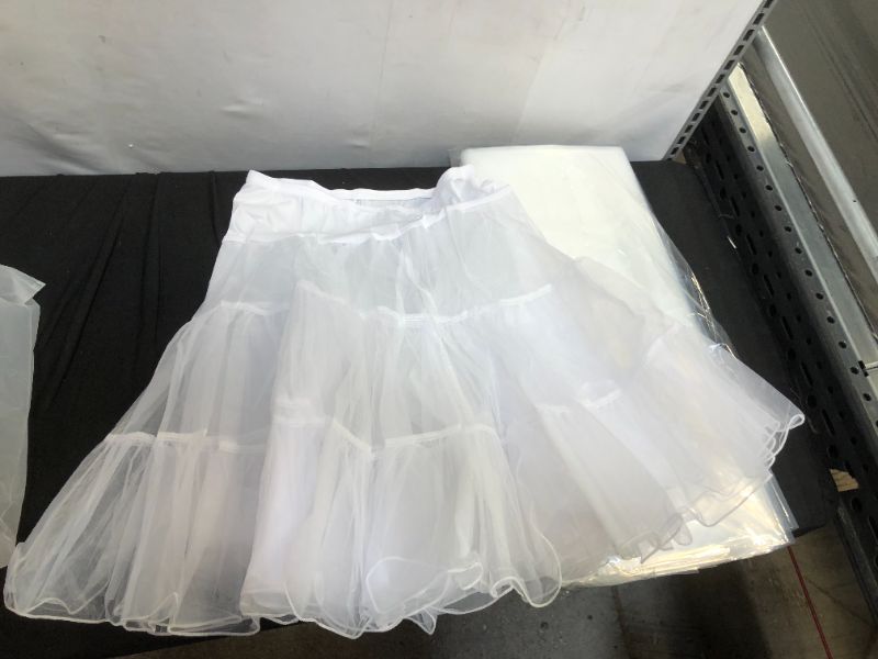 Photo 2 of Hip Hop 50s Shop Women's Crinoline Petticoat Underskirt Slip for Girls SIZE MEDIUM
