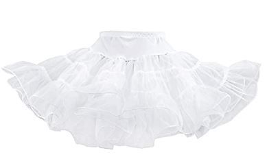 Photo 1 of Hip Hop 50s Shop Women's Crinoline Petticoat Underskirt Slip for Girls SIZE MEDIUM
