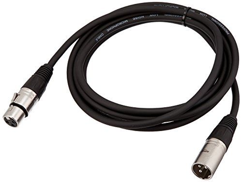 Photo 1 of AmazonBasics XLR Male to Female Microphone Cable - 10 Feet
