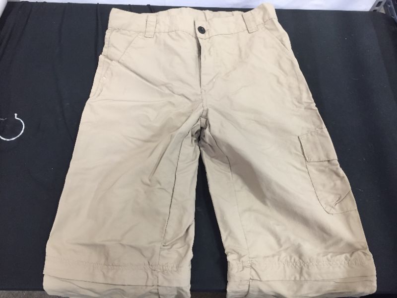 Photo 2 of BOYS X LARGE (10-12YEARS) KHAKI 2 IN 1 PANTS WITH ZIP SHORTS